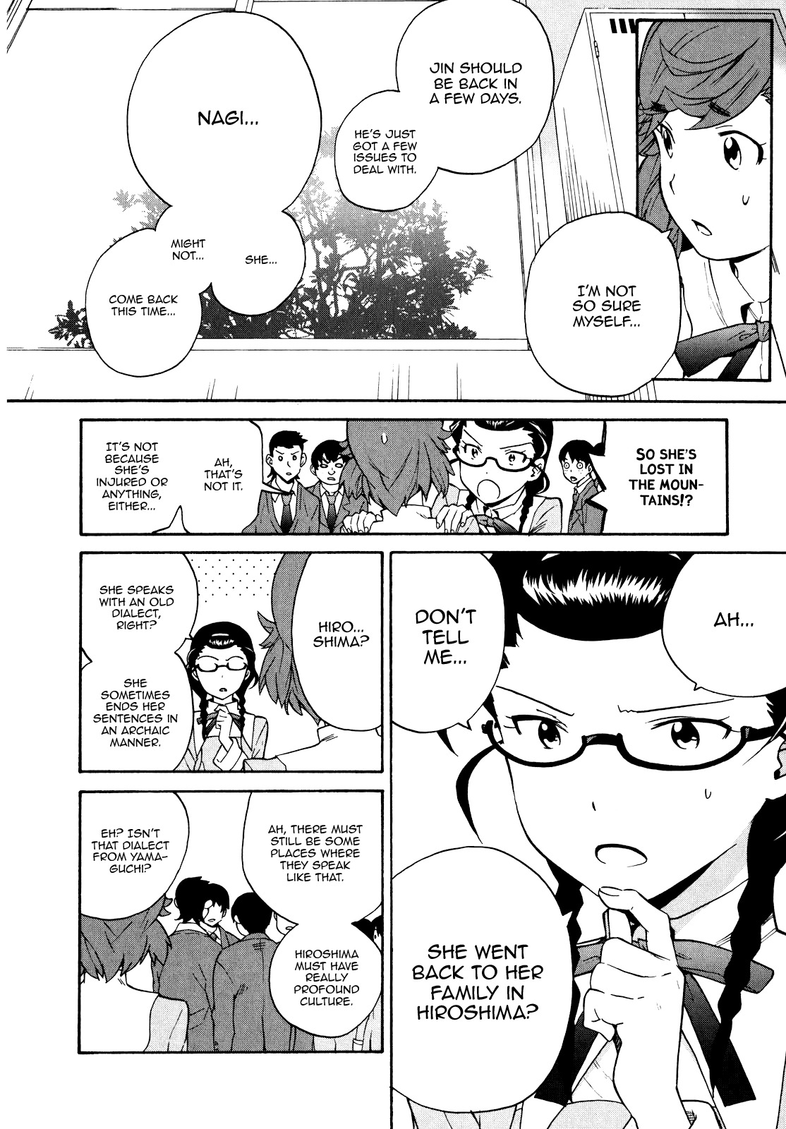 Kannagi Chapter 41 page 14 - Chapter 41: Children on the Mountain