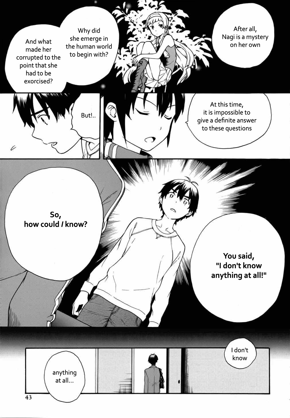 Kannagi Chapter 42 page 14 - Chapter 42: Hinoue Shouhou
