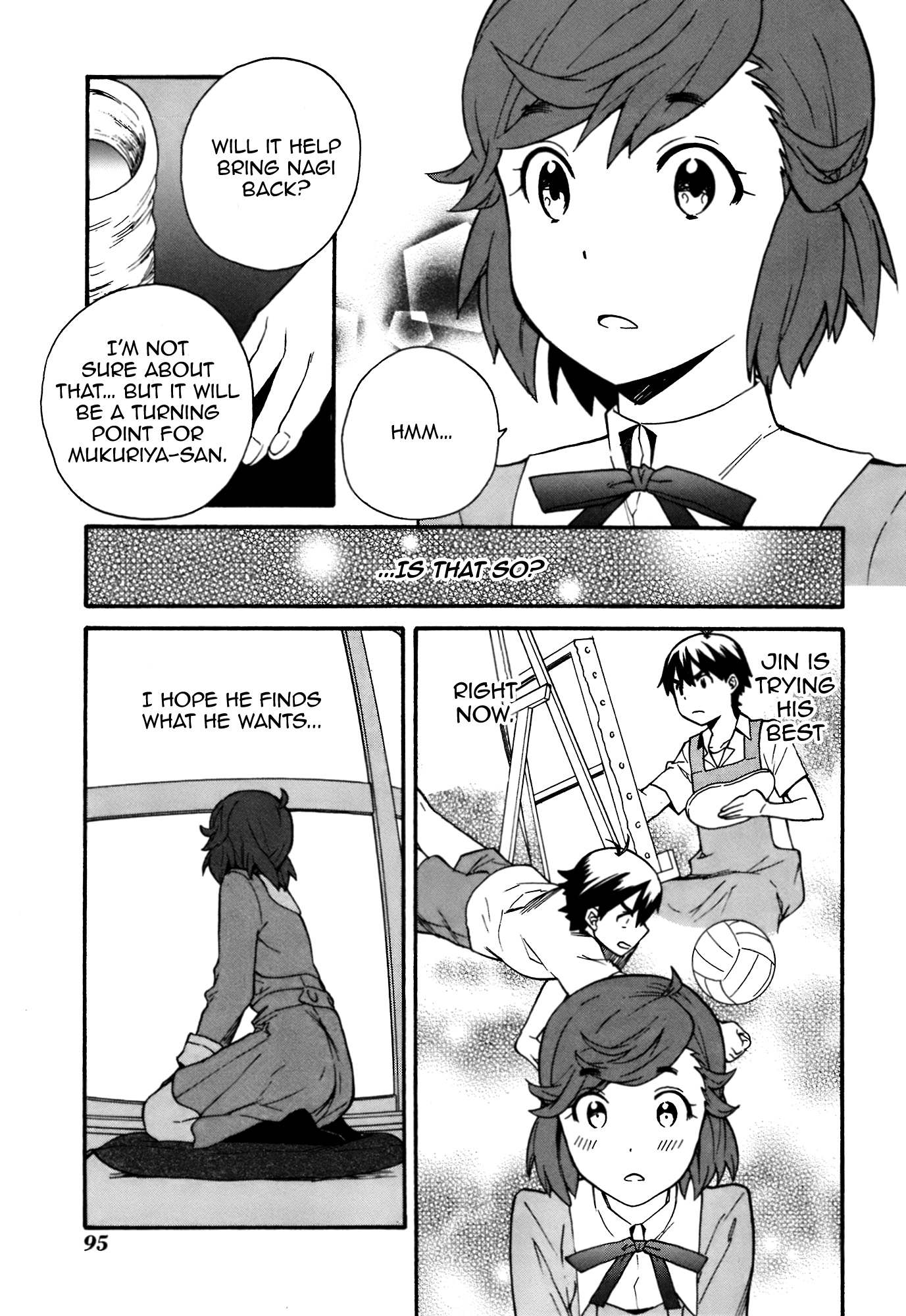 Kannagi Chapter 45 page 9 - Chapter 45: Jin's Reflections