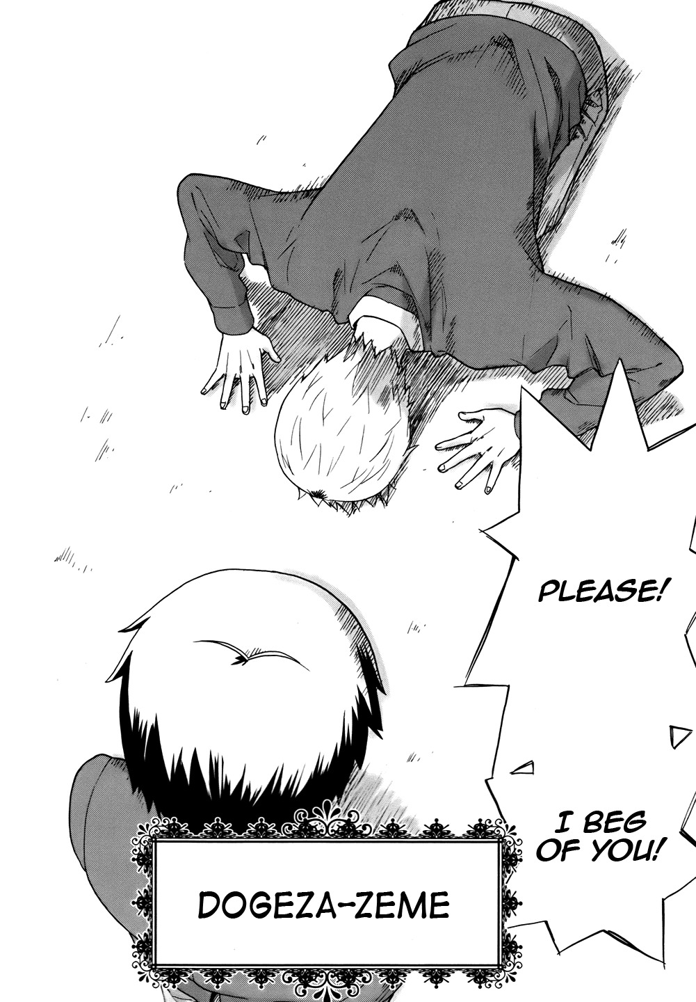 Kannagi Chapter 48.2 page 6 - Chapter 48.2: Helping The Pilgrims - 'What Is A Dogeza-zeme' Lesson