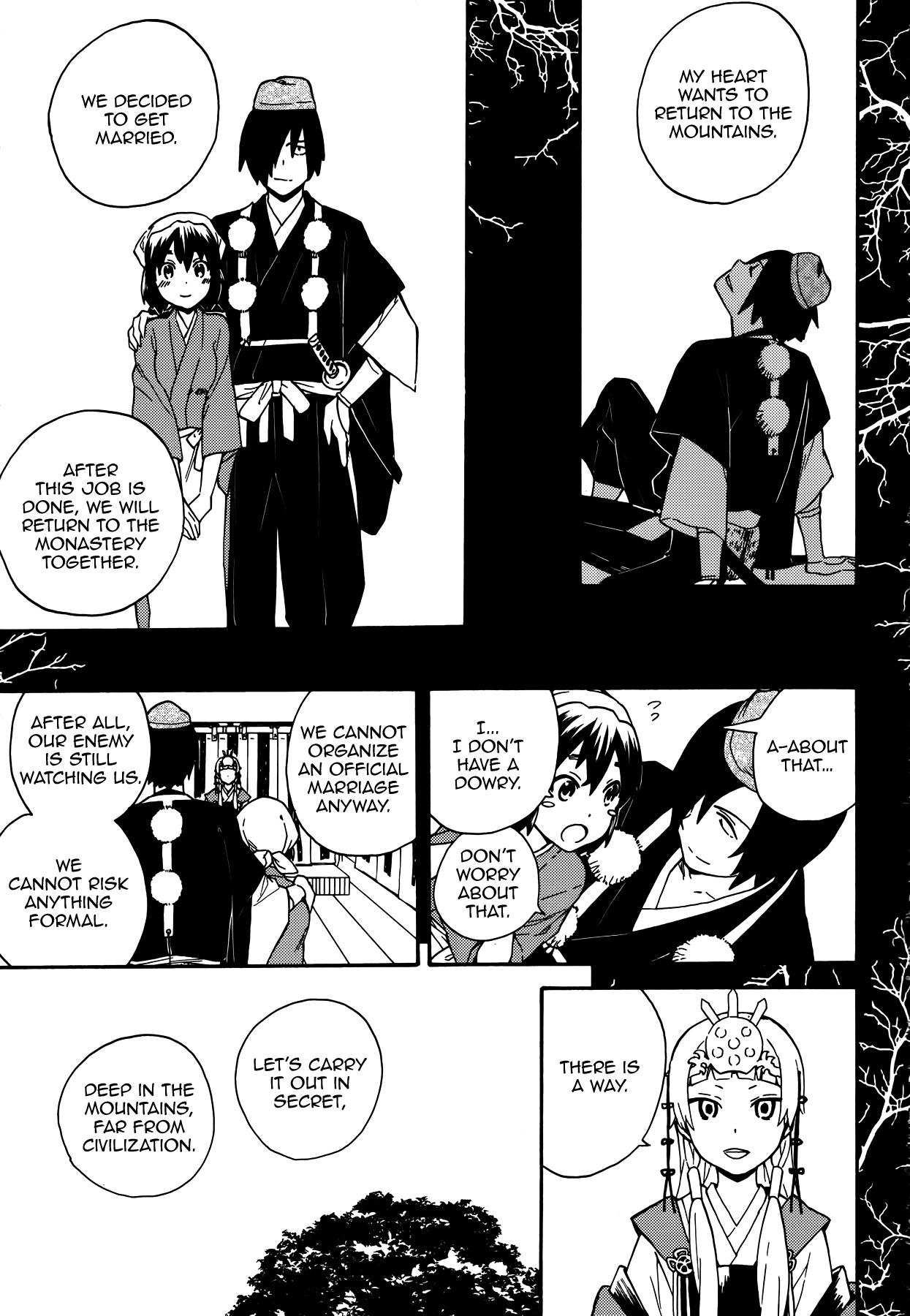 Kannagi Chapter 54 page 12 - Chapter 54: The Holy Place (Part 2)
