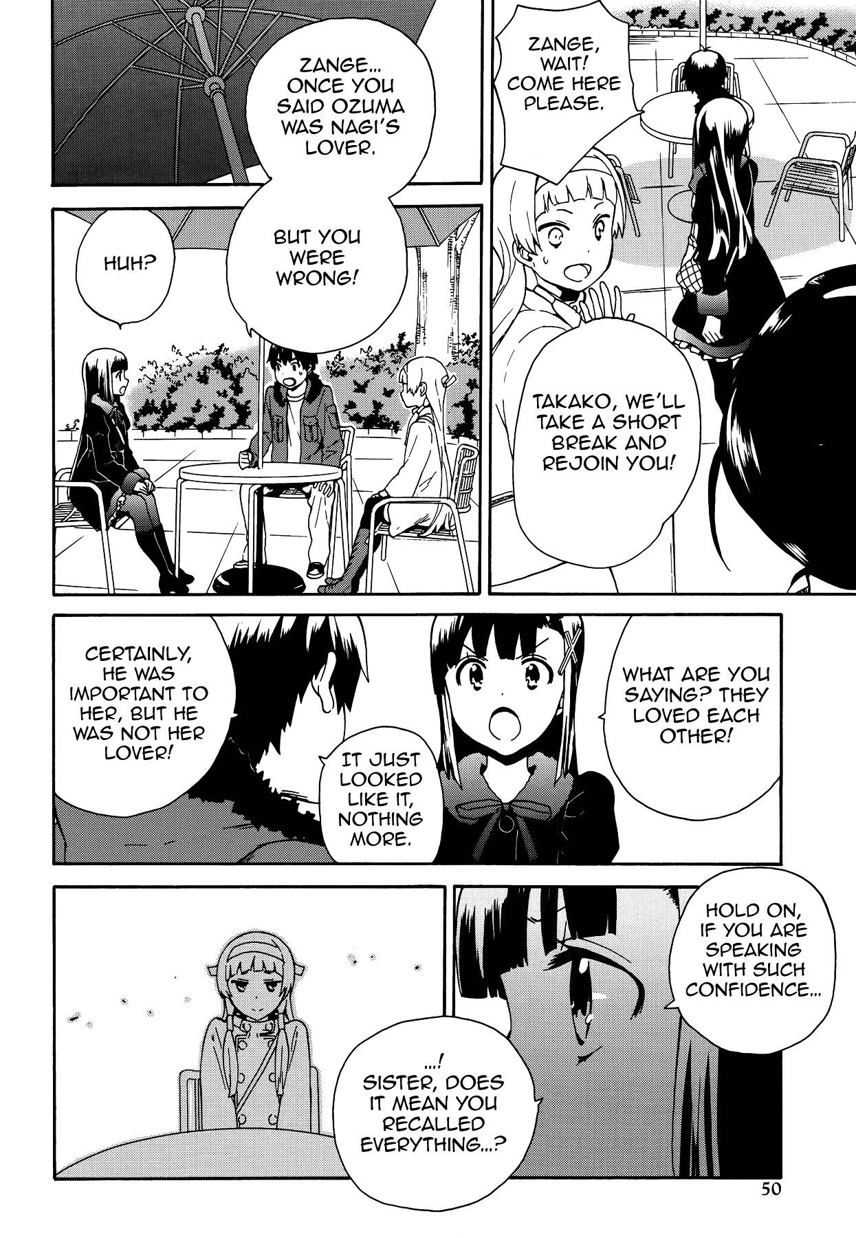 Kannagi Chapter 56 page 8 - Chapter 56 : Back to Daily Life