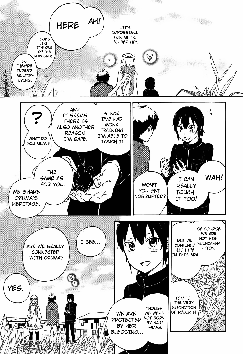 Kannagi Chapter 58 page 13 - Chapter 58 : Cheer Up!