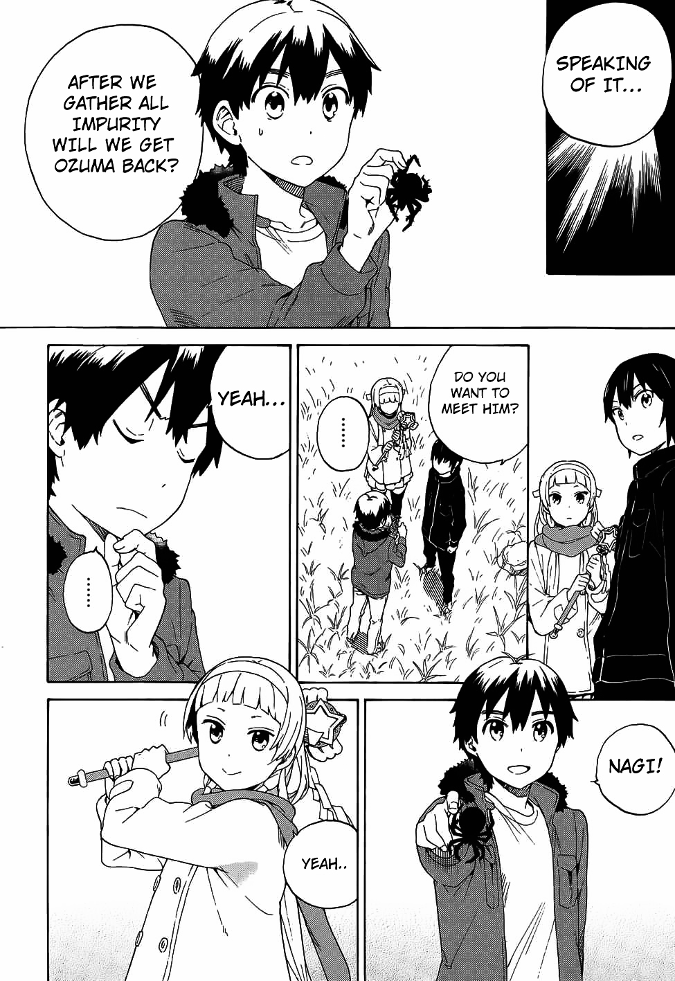 Kannagi Chapter 58 page 14 - Chapter 58 : Cheer Up!