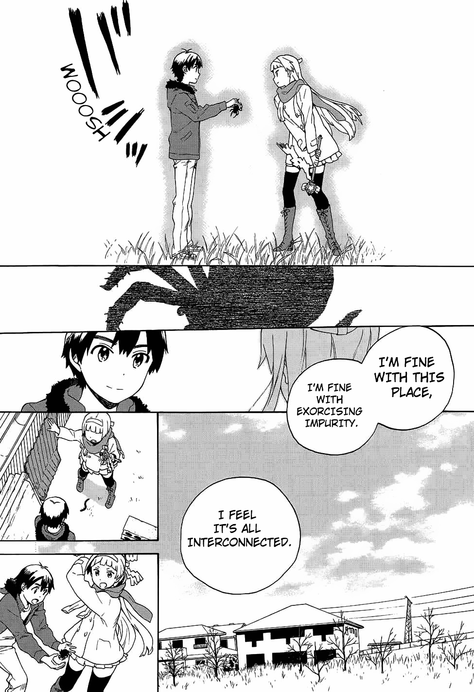 Kannagi Chapter 58 page 15 - Chapter 58 : Cheer Up!