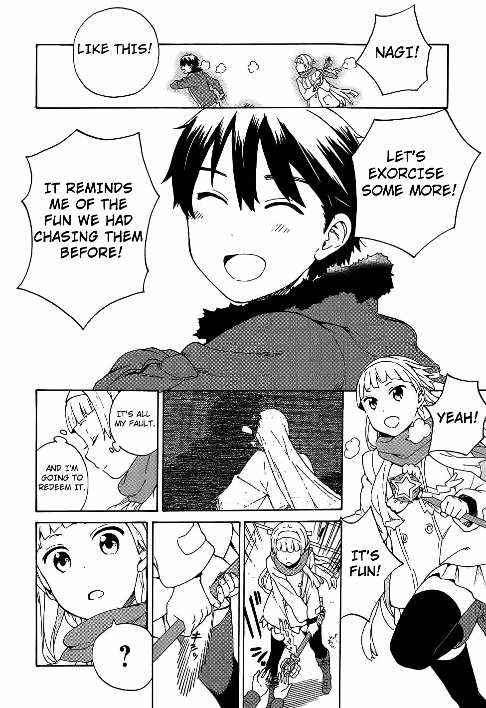 Kannagi Chapter 58 page 16 - Chapter 58 : Cheer Up!