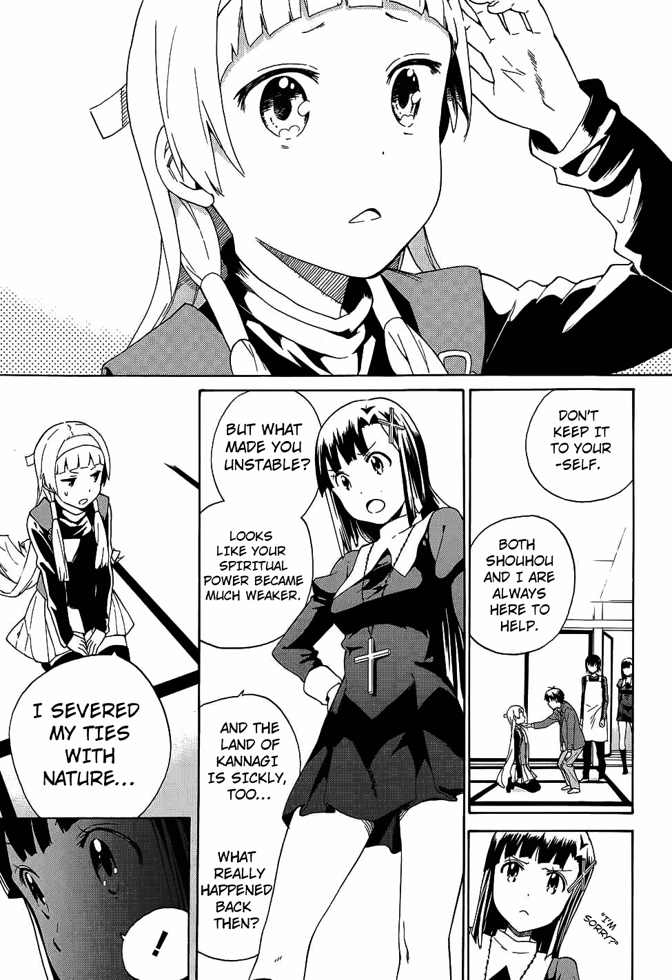 Kannagi Chapter 58 page 7 - Chapter 58 : Cheer Up!