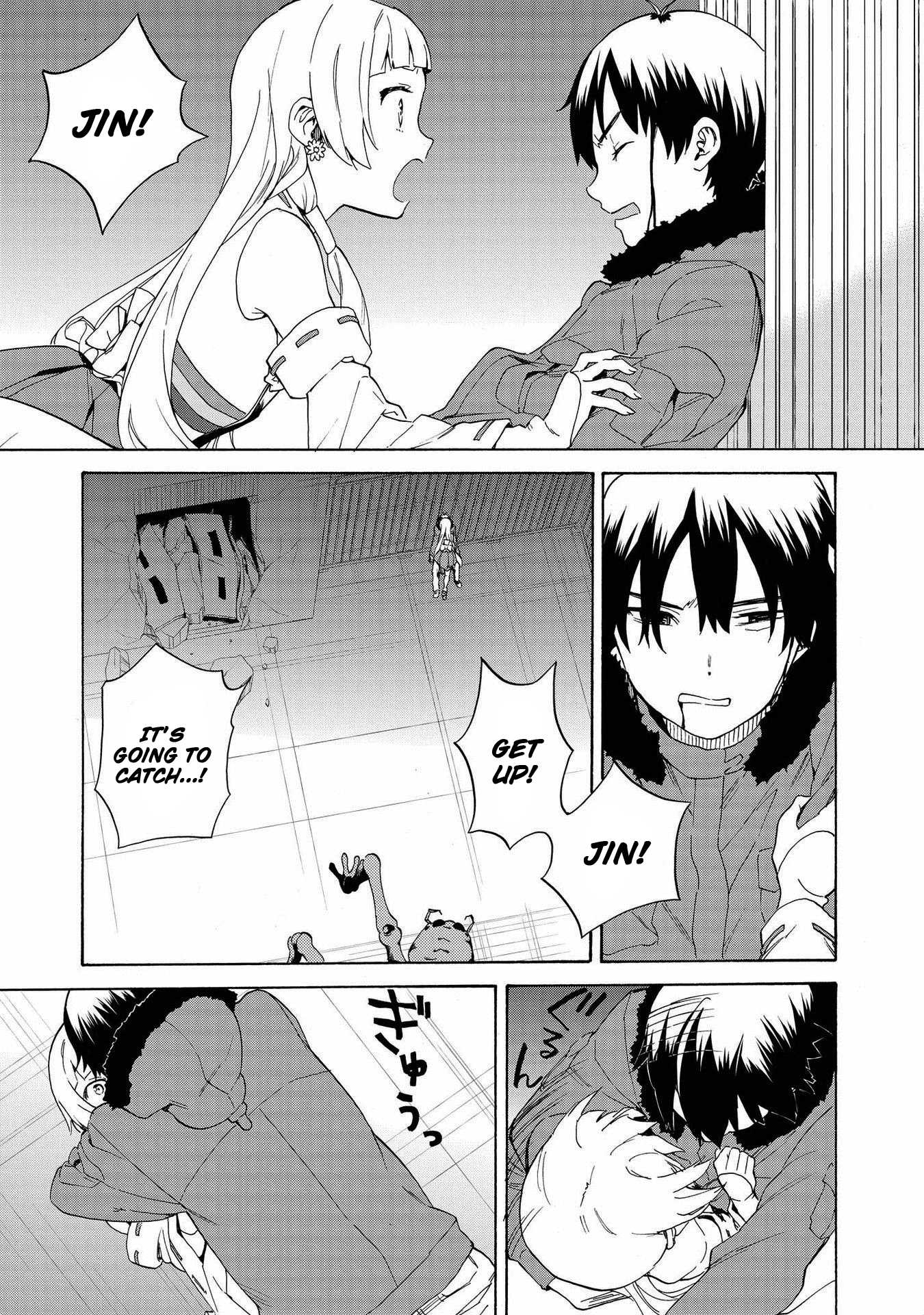 Kannagi Chapter 73 page 13 - Chapter 73: I'll Protect My Princess with a Princess Carry