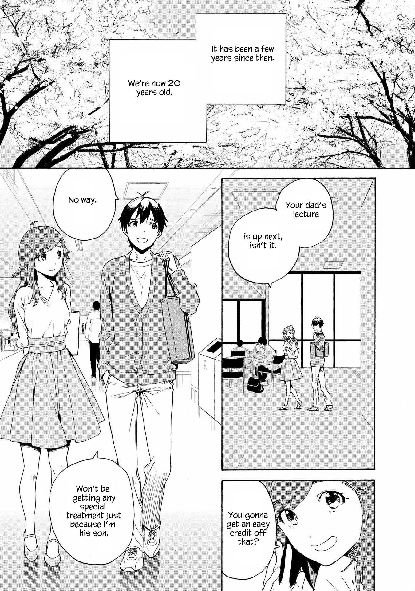 Kannagi Chapter 75 page 5 - Chapter 75: The Calmness by the Sakura Trees