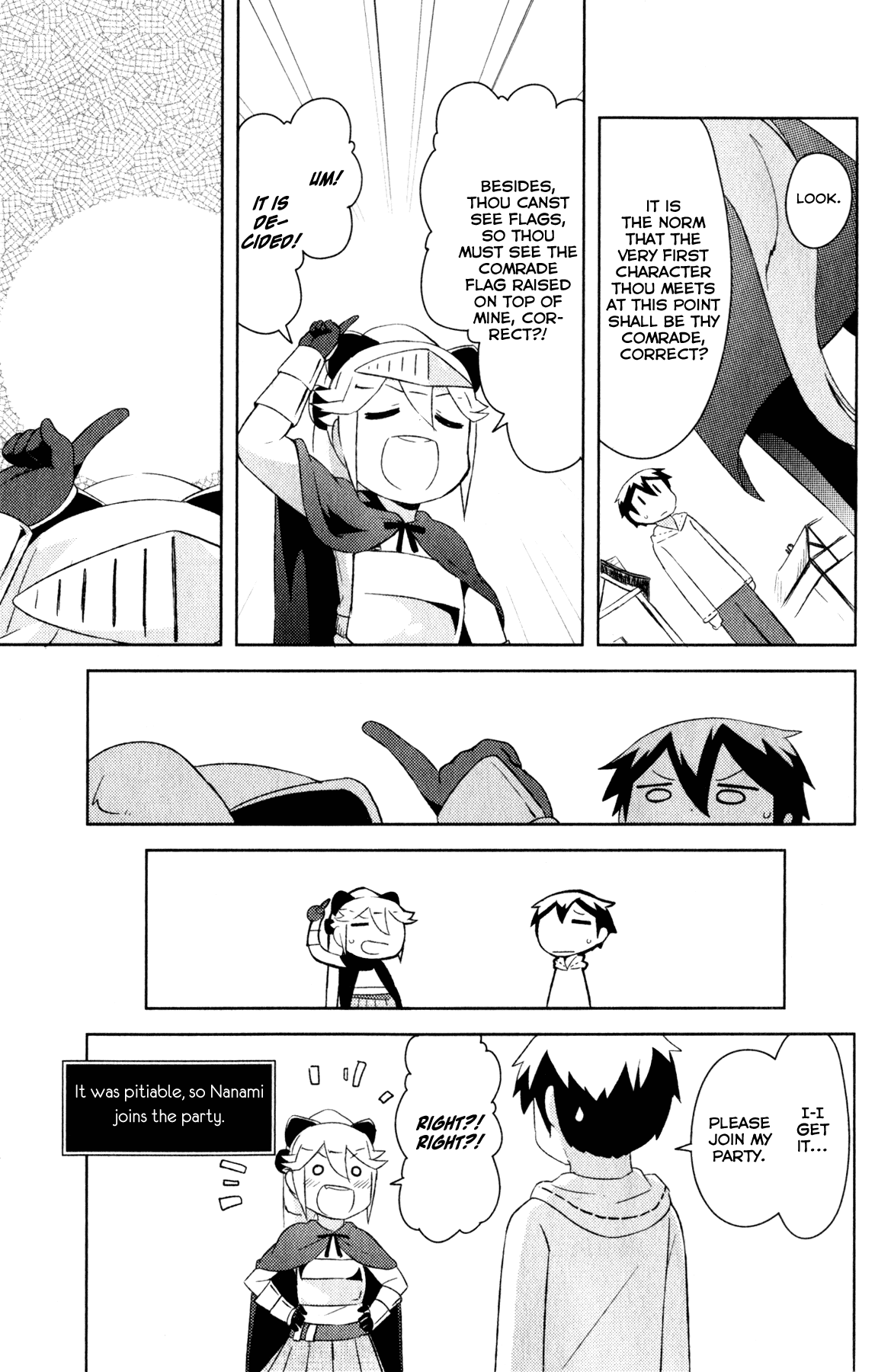 Kanojo ga Flag wo Oraretara - Oo yuusha yo, Flag wo Tateteshimau to wa Nanigoto da!? Chapter 1.1 page 11 - Chapter 1.1: The Town of the Beginning