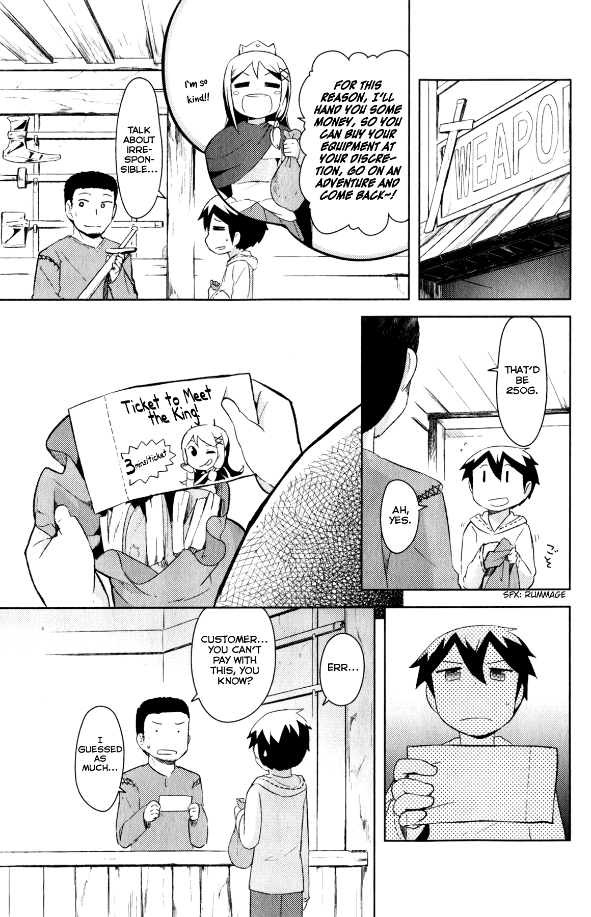 Kanojo ga Flag wo Oraretara - Oo yuusha yo, Flag wo Tateteshimau to wa Nanigoto da!? Chapter 1.1 page 9 - Chapter 1.1: The Town of the Beginning