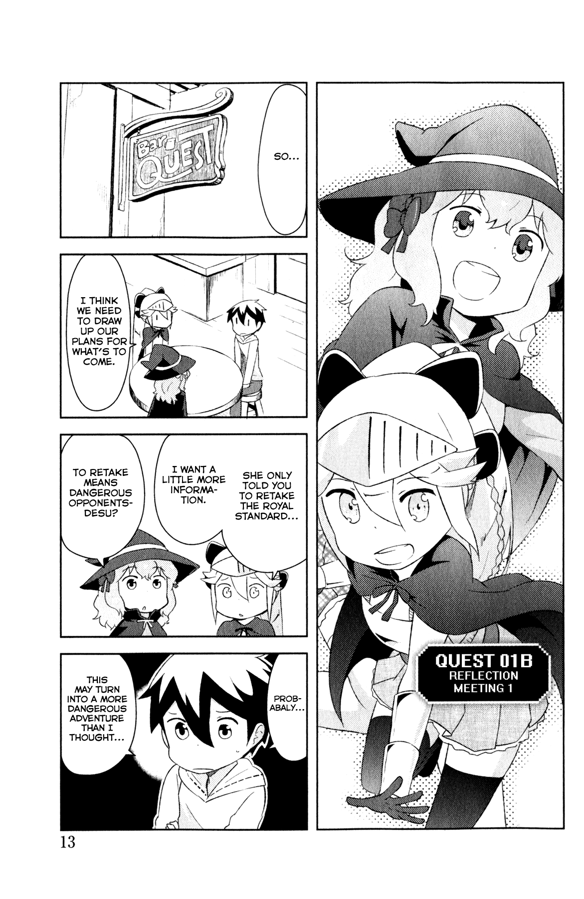 Kanojo ga Flag wo Oraretara - Oo yuusha yo, Flag wo Tateteshimau to wa Nanigoto da!? Chapter 1.2 page 1 - Chapter 1.2: Reflection Meeting 1