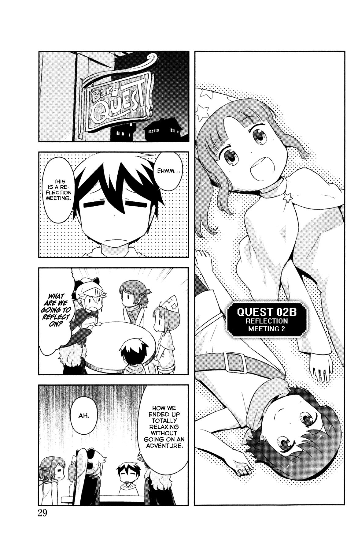 Kanojo ga Flag wo Oraretara - Oo yuusha yo, Flag wo Tateteshimau to wa Nanigoto da!? Chapter 2.2 page 1 - Chapter 2.2: Reflection Meeting 2