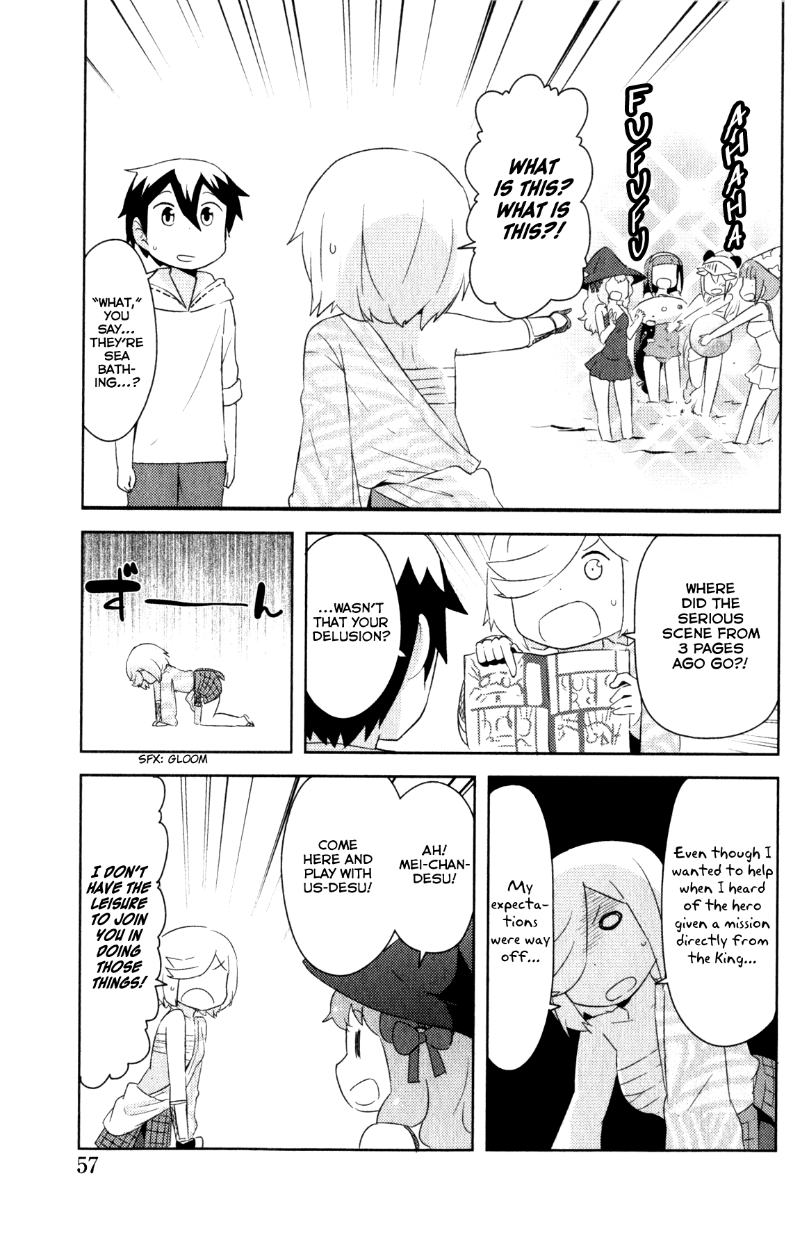 Kanojo ga Flag wo Oraretara - Oo yuusha yo, Flag wo Tateteshimau to wa Nanigoto da!? Chapter 4.1 page 5 - Chapter 4.1: Sea Field