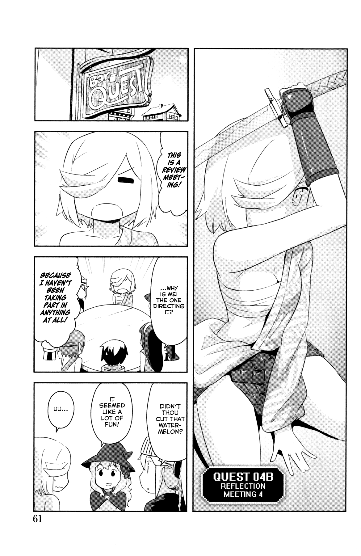 Kanojo ga Flag wo Oraretara - Oo yuusha yo, Flag wo Tateteshimau to wa Nanigoto da!? Chapter 4.2 page 1 - Chapter 4.2: Reflection Meeting 4