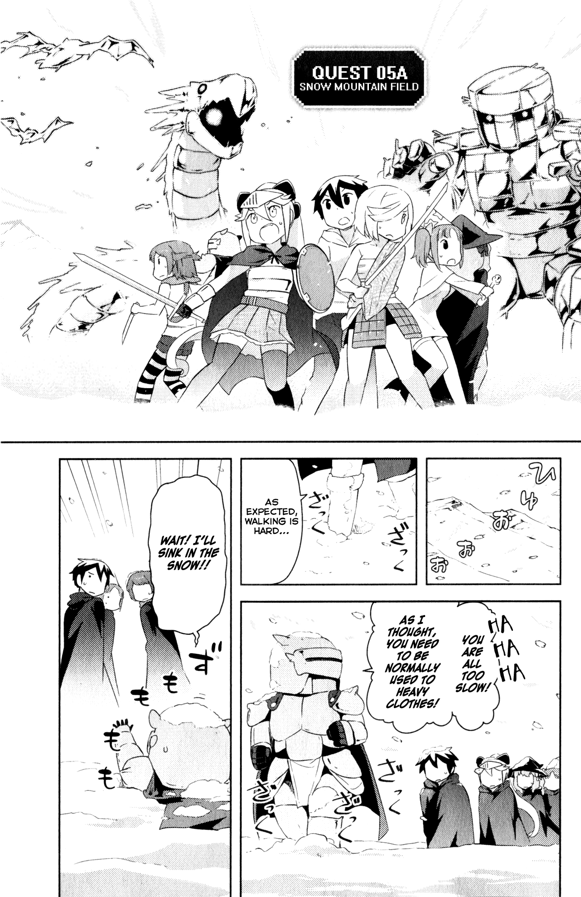 Kanojo ga Flag wo Oraretara - Oo yuusha yo, Flag wo Tateteshimau to wa Nanigoto da!? Chapter 5.1 page 1 - Chapter 5.1: Snow Mountain Field