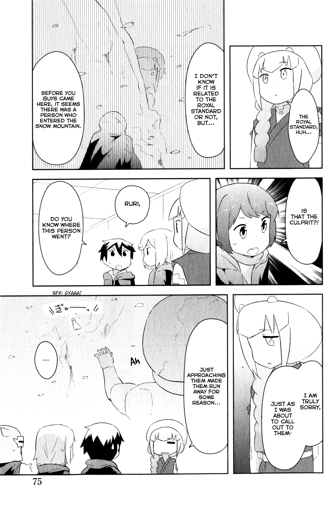 Kanojo ga Flag wo Oraretara - Oo yuusha yo, Flag wo Tateteshimau to wa Nanigoto da!? Chapter 5.1 page 7 - Chapter 5.1: Snow Mountain Field