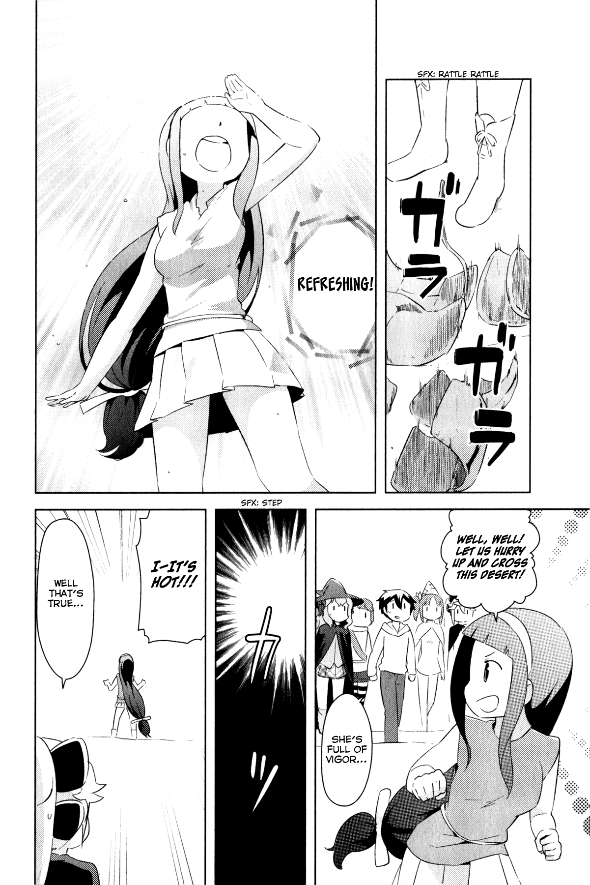 Kanojo ga Flag wo Oraretara - Oo yuusha yo, Flag wo Tateteshimau to wa Nanigoto da!? Chapter 6.1 page 2 - Chapter 6.1: Desert Field