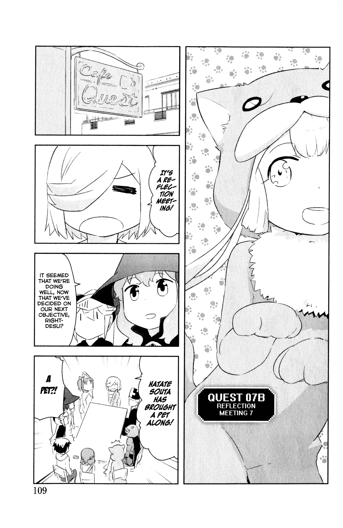 Kanojo ga Flag wo Oraretara - Oo yuusha yo, Flag wo Tateteshimau to wa Nanigoto da!? Chapter 7.2 page 1 - Chapter 7.2: Reflection Meeting 7