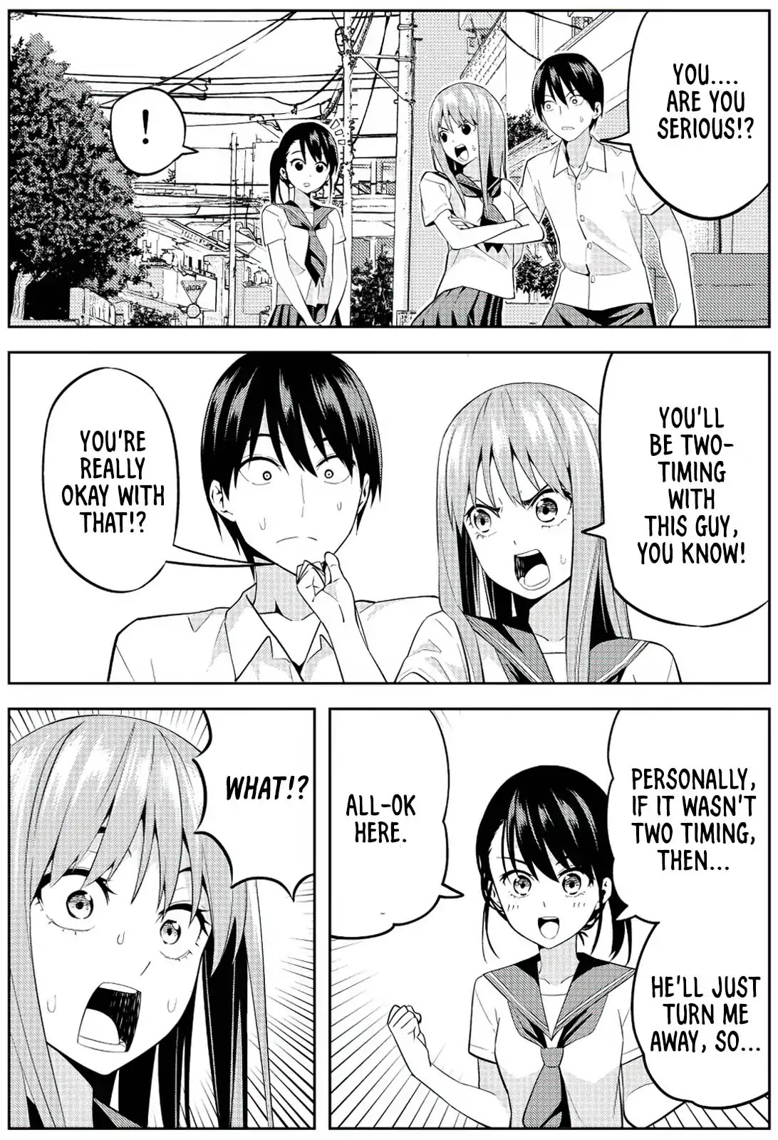 Kanojo ga Iru no ni, Betsu no Onnanoko ni Kokuhaku Sareta Chapter 4 page 1 - Chapter 4