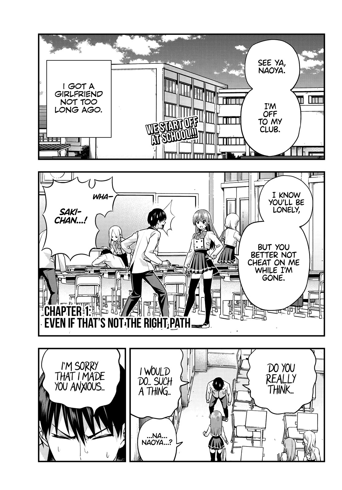 Kanojo mo Kanojo Chapter 1 page 4 - Chapter 1: Even If That’s Not the Right Path