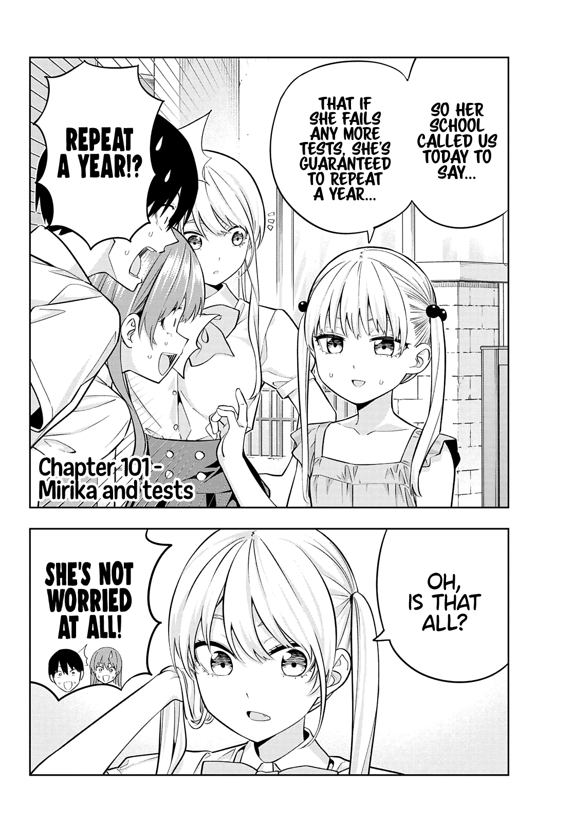 Kanojo mo Kanojo Chapter 101 page 3 - Chapter 101: Mirika and tests