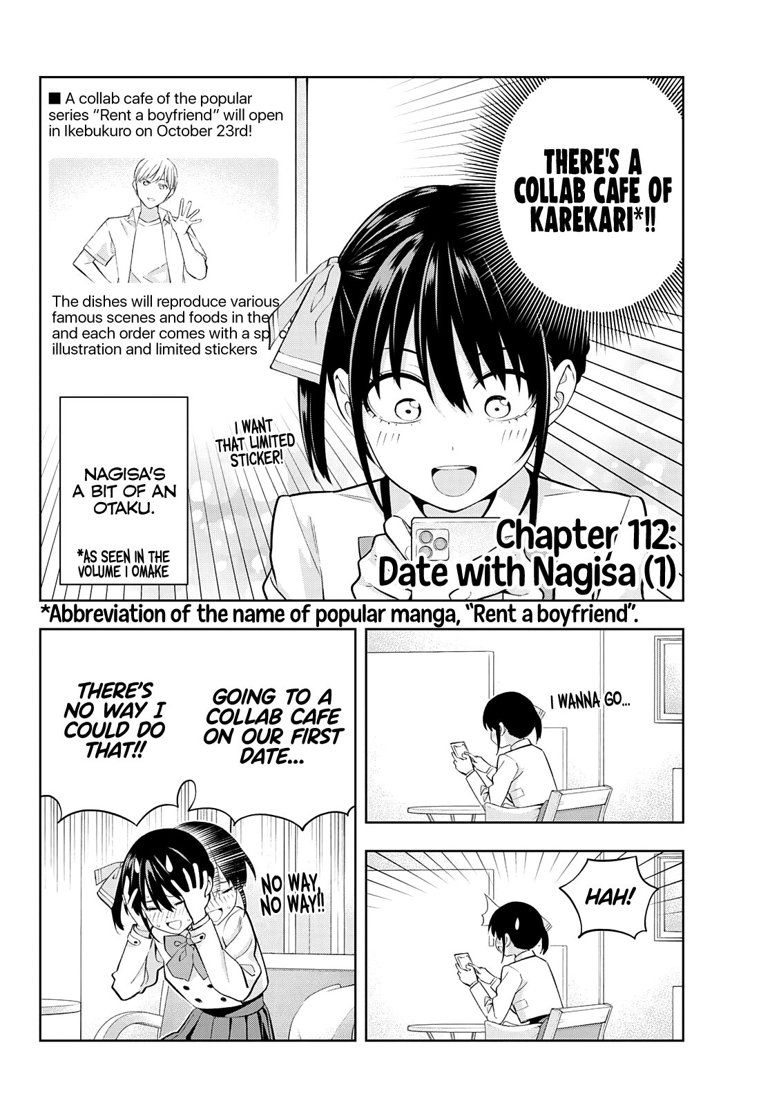Kanojo mo Kanojo Chapter 112 page 3 - Chapter 112: Date with Nagisa (1)