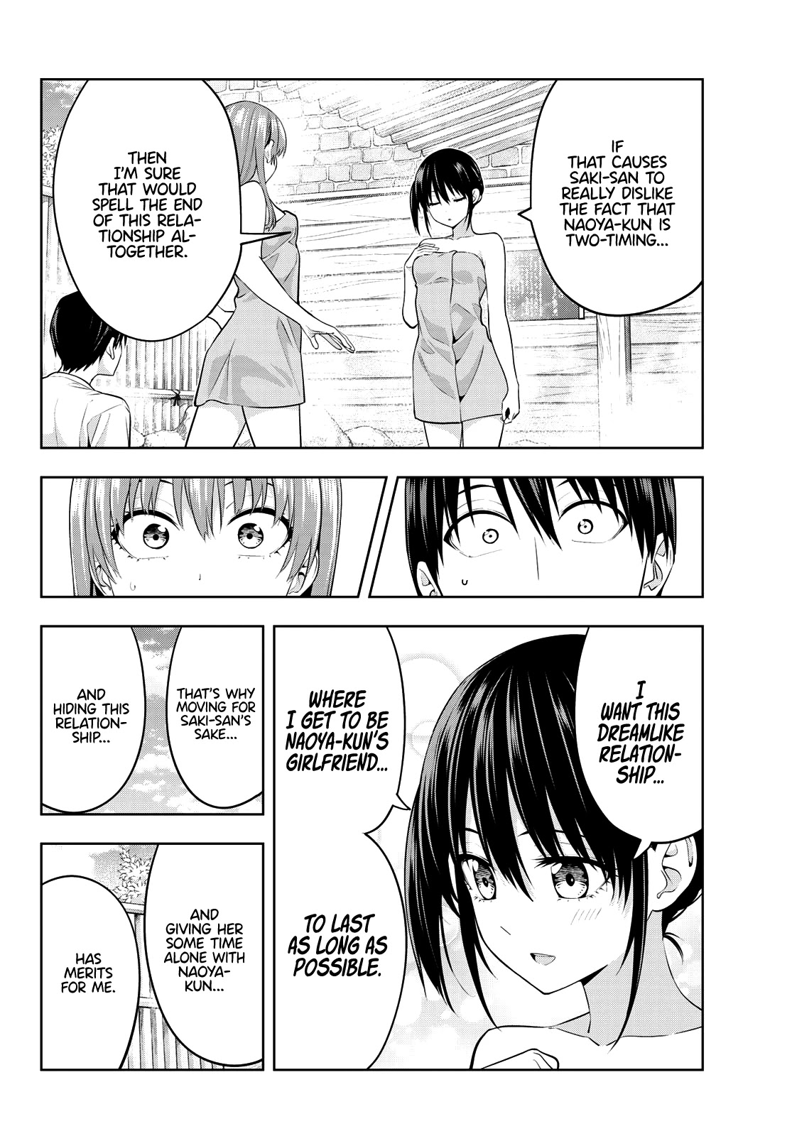 Kanojo mo Kanojo Chapter 32 page 11 - Chapter 32: The Sort of Stuff You’d Expect in a Hot Spring