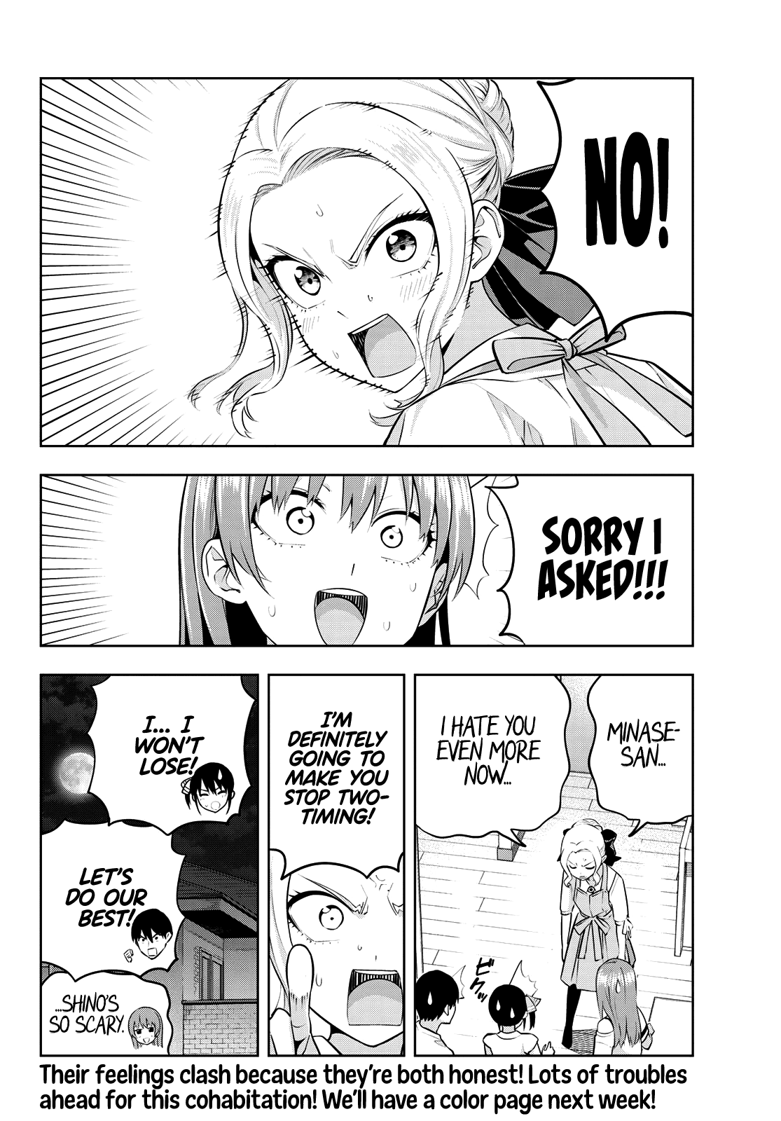 Kanojo mo Kanojo Chapter 47 page 14 - Chapter 47: Welcome, Shino-san