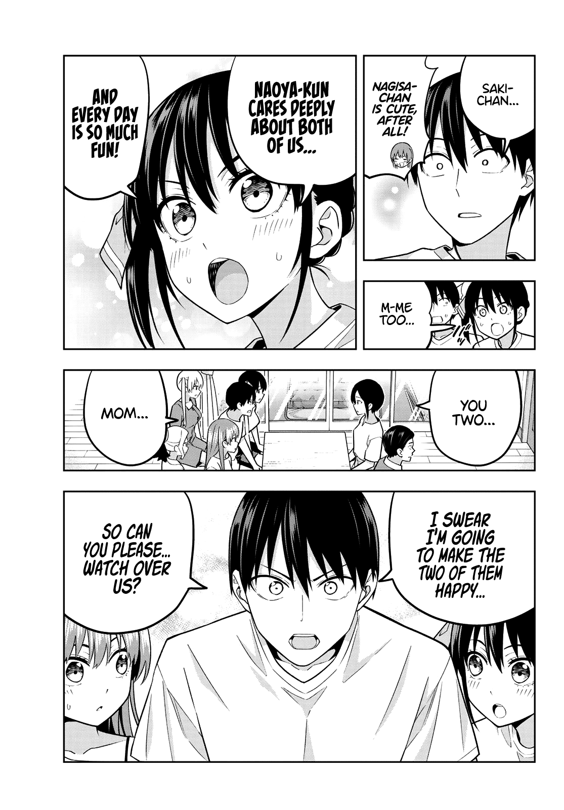 Kanojo mo Kanojo Chapter 69 page 14 - Chapter 69: The Parents Arrive