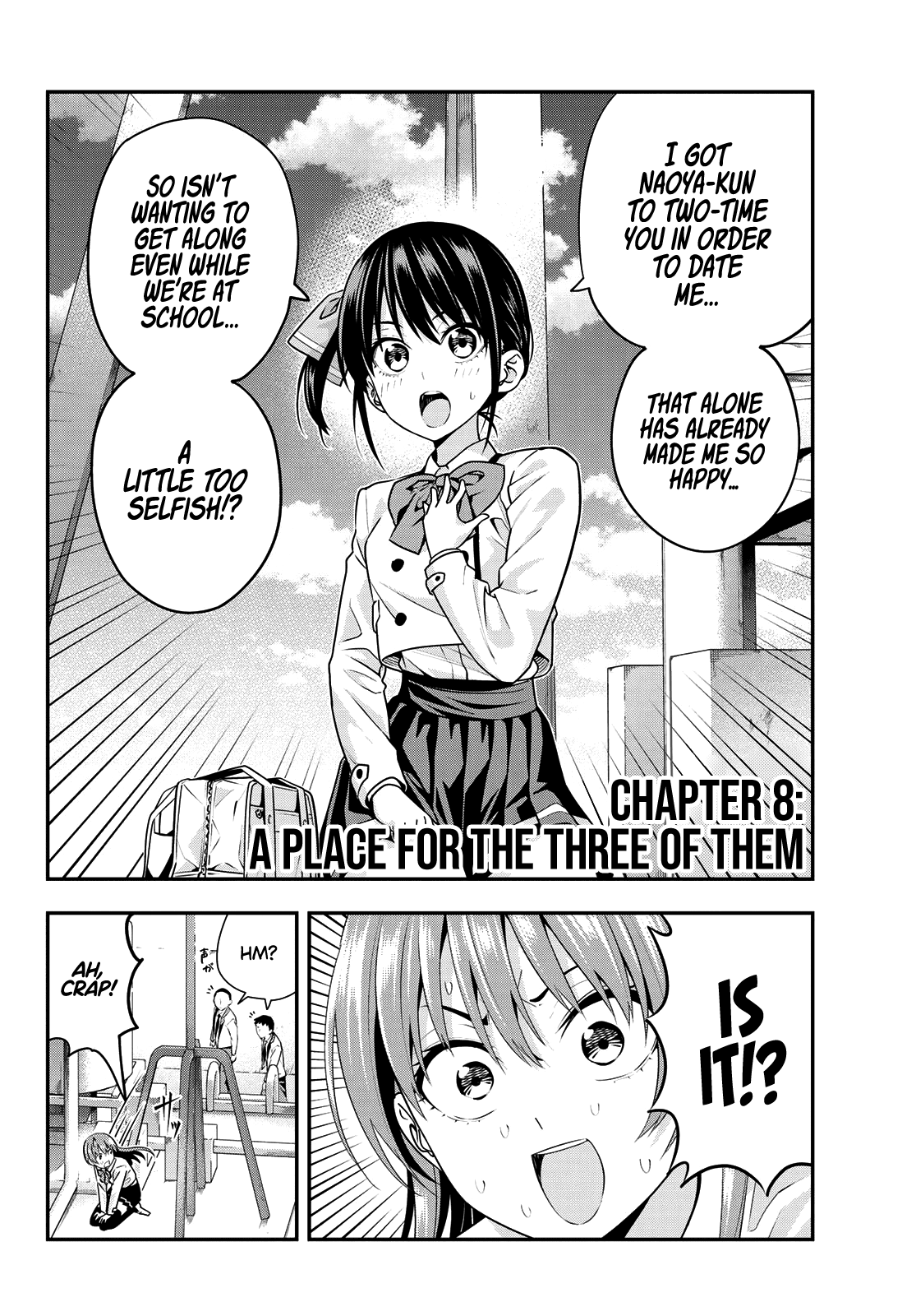 Kanojo mo Kanojo Chapter 8 page 4 - Chapter 8: A Place for the Three of Them