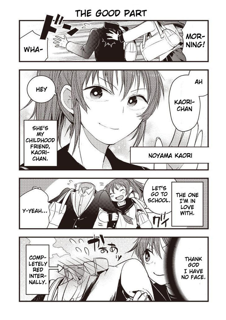 Kanojo ni Awaseru Kao ga Nai Chapter 1 page 4 - Chapter 1 : Mutou-kun and Kaori-chan