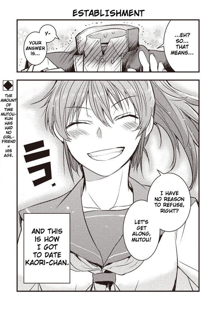 Kanojo ni Awaseru Kao ga Nai Chapter 1 page 9 - Chapter 1 : Mutou-kun and Kaori-chan