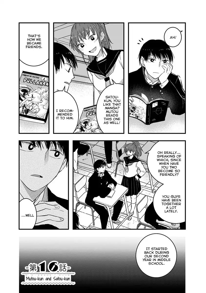 Kanojo ni Awaseru Kao ga Nai Chapter 16 page 1 - Chapter 16: Mutou-kun and Satou-kun