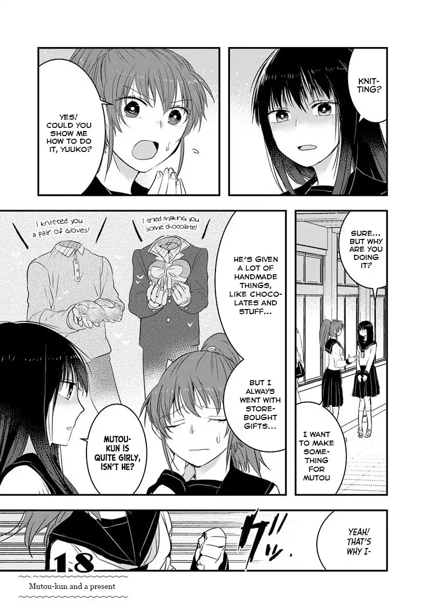 Kanojo ni Awaseru Kao ga Nai Chapter 18 page 1 - Chapter 18: Mutou-kun and a Present