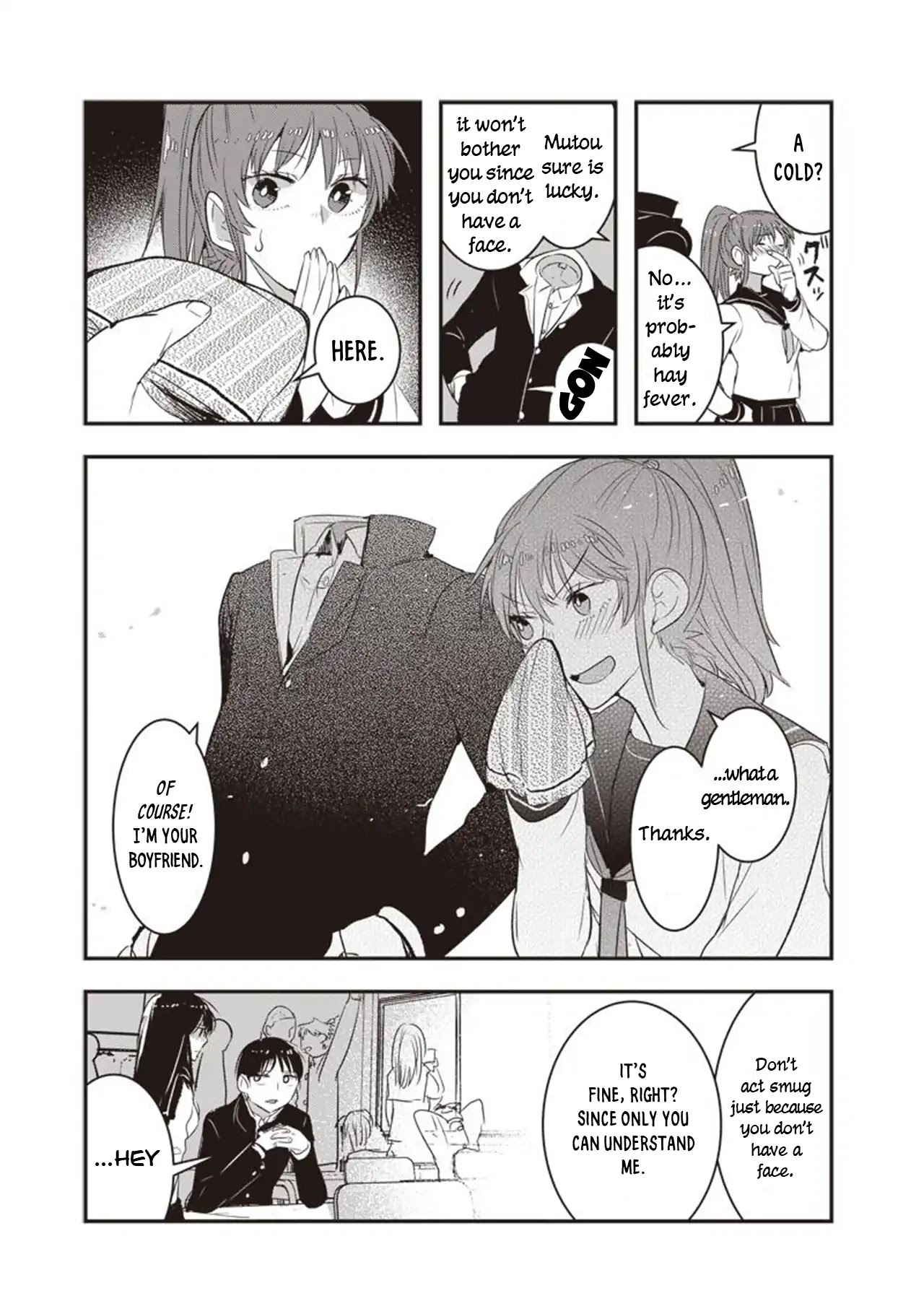 Kanojo ni Awaseru Kao ga Nai Chapter 22 page 3 - Chapter 22: Mutou-kun and the New Term