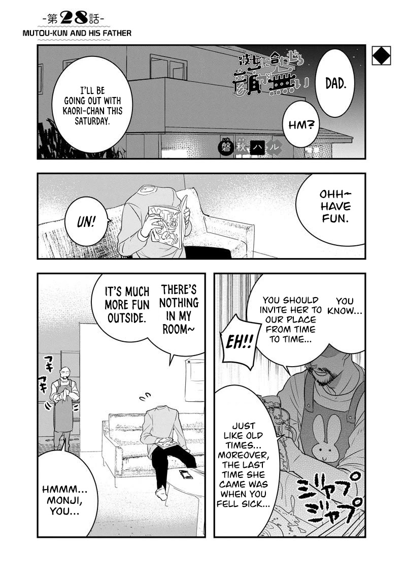 Kanojo ni Awaseru Kao ga Nai Chapter 28 page 1 - Chapter 28: Mutou-Kun And His Father