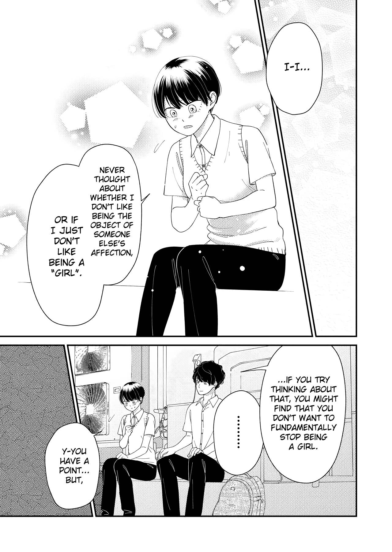Kanojo ni Naritai Kimi to Boku Chapter 31 page 14 - Chapter 31: A Girl or a Formless Tattoo