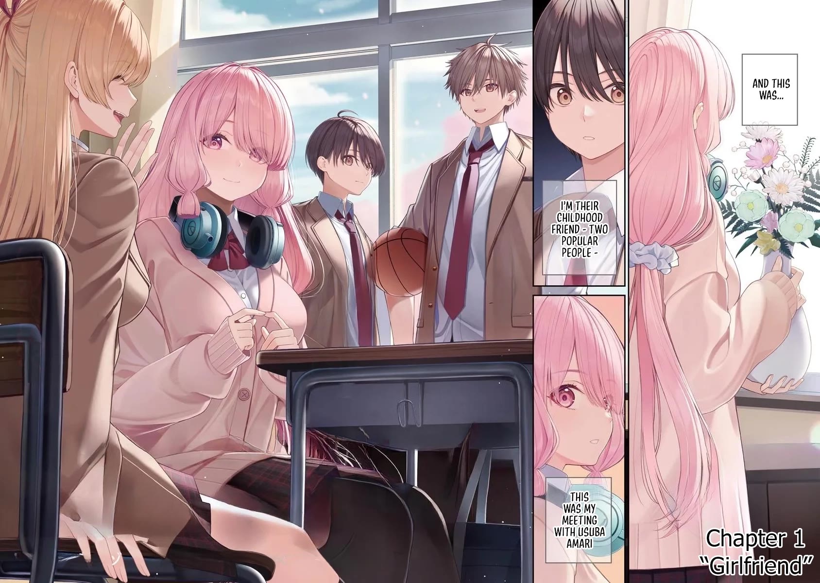 Kanojo ni shitai Joshi Ichii, no Tonari de Mitsuketa Amari-chan Chapter 1 page 3 - Chapter 1