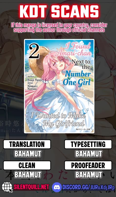 Kanojo ni shitai Joshi Ichii, no Tonari de Mitsuketa Amari-chan Chapter 10 page 1 - Chapter 10