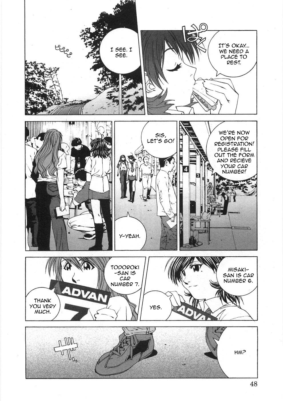 Kanojo no Carrera Chapter 23 page 6 - Chapter 23: Reina on the Circuit Episode 1