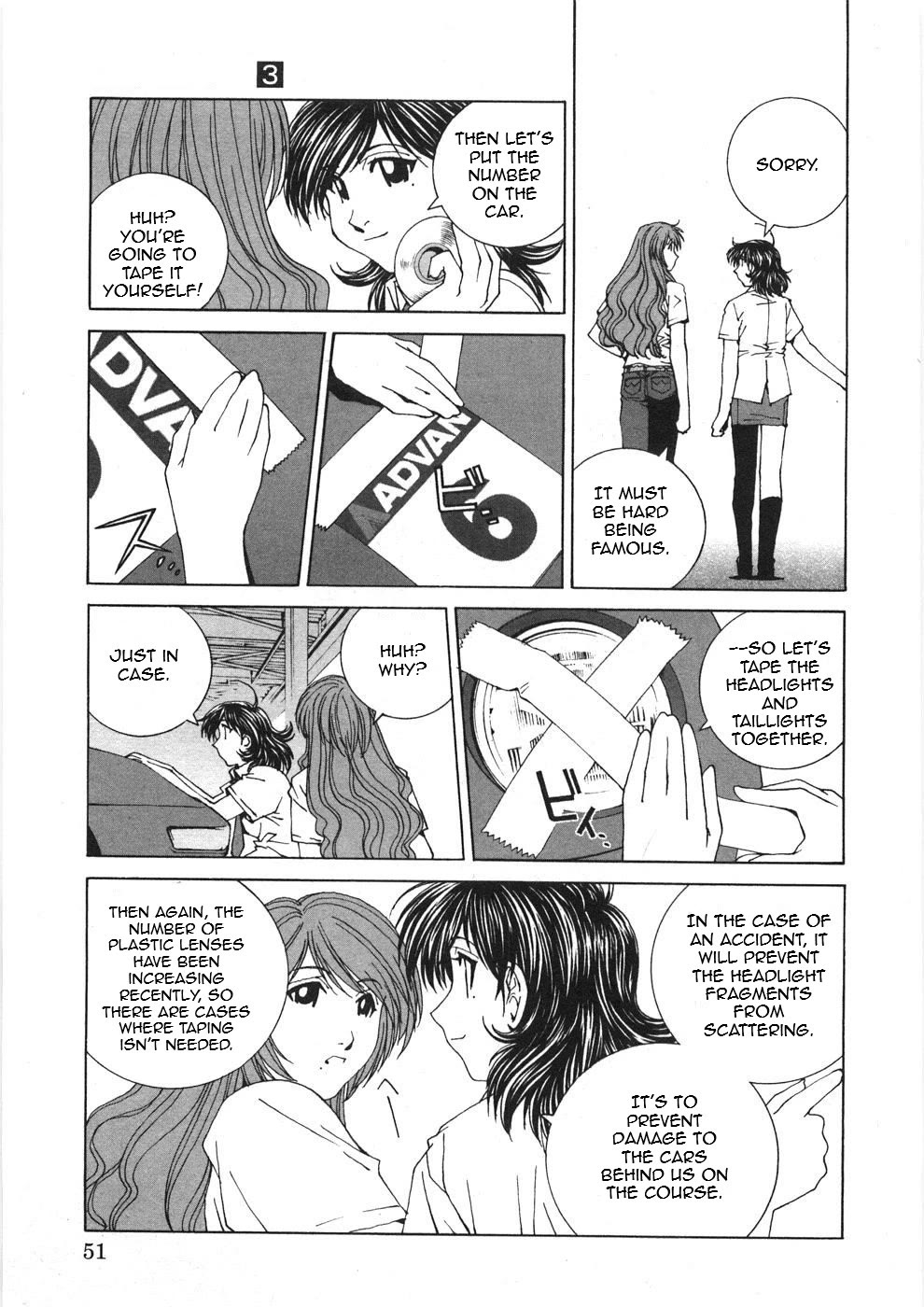 Kanojo no Carrera Chapter 23 page 9 - Chapter 23: Reina on the Circuit Episode 1