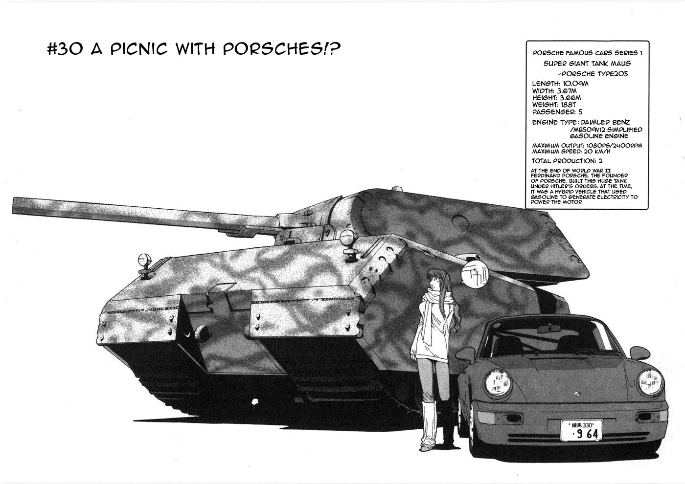 Kanojo no Carrera Chapter 30 page 1 - Chapter 30: A Picnic With Porsches!?