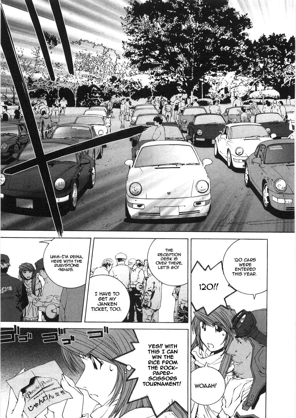 Kanojo no Carrera Chapter 30 page 9 - Chapter 30: A Picnic With Porsches!?