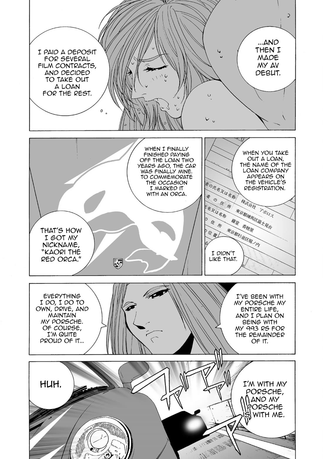 Kanojo no Carrera Chapter 38 page 11 - Chapter 38: Kaori Of The Red Orca