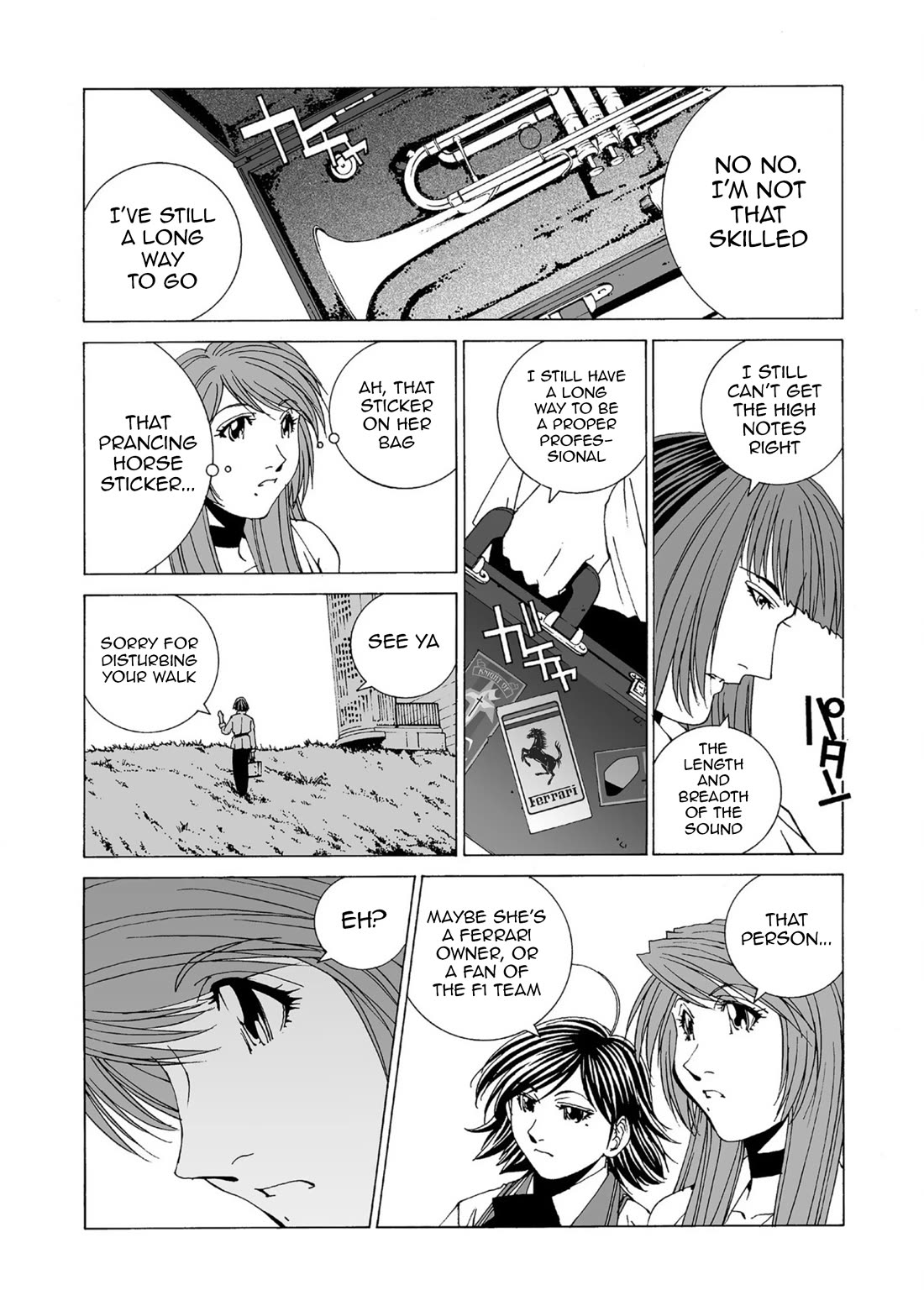 Kanojo no Carrera Chapter 45 page 12 - Chapter 45: The Muffler and Trumpet