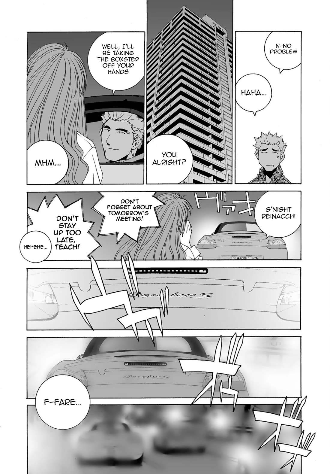 Kanojo no Carrera Chapter 47 page 14 - Chapter 47: Goodbye, Boxster