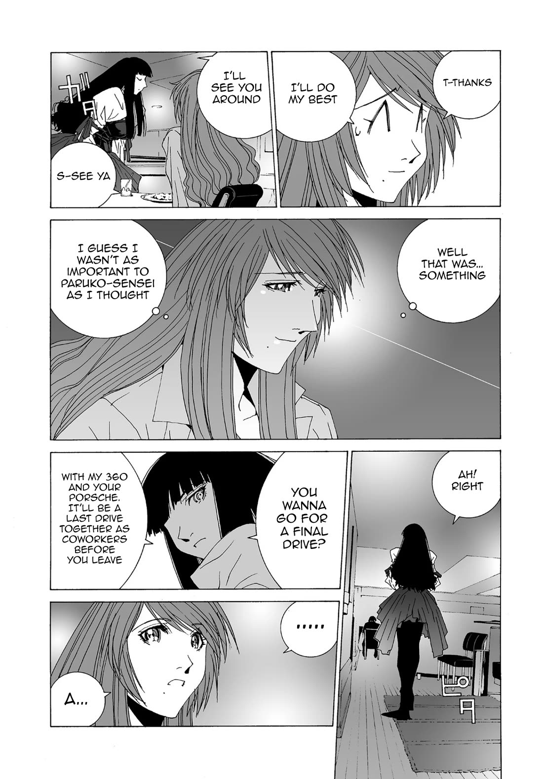 Kanojo no Carrera Chapter 60 page 12 - Chapter 60: Reina Leaves The Editorial Department