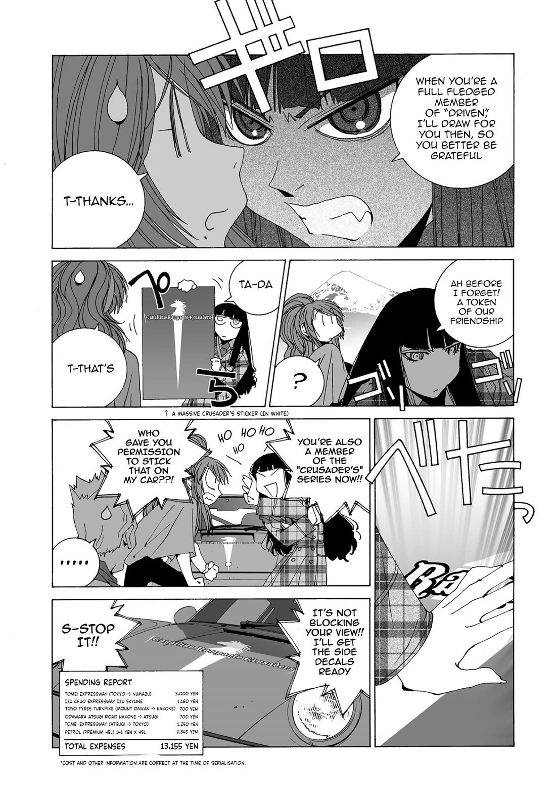 Kanojo no Carrera Chapter 61 page 15 - Chapter 61: Graduation Driving Tour in Hakone