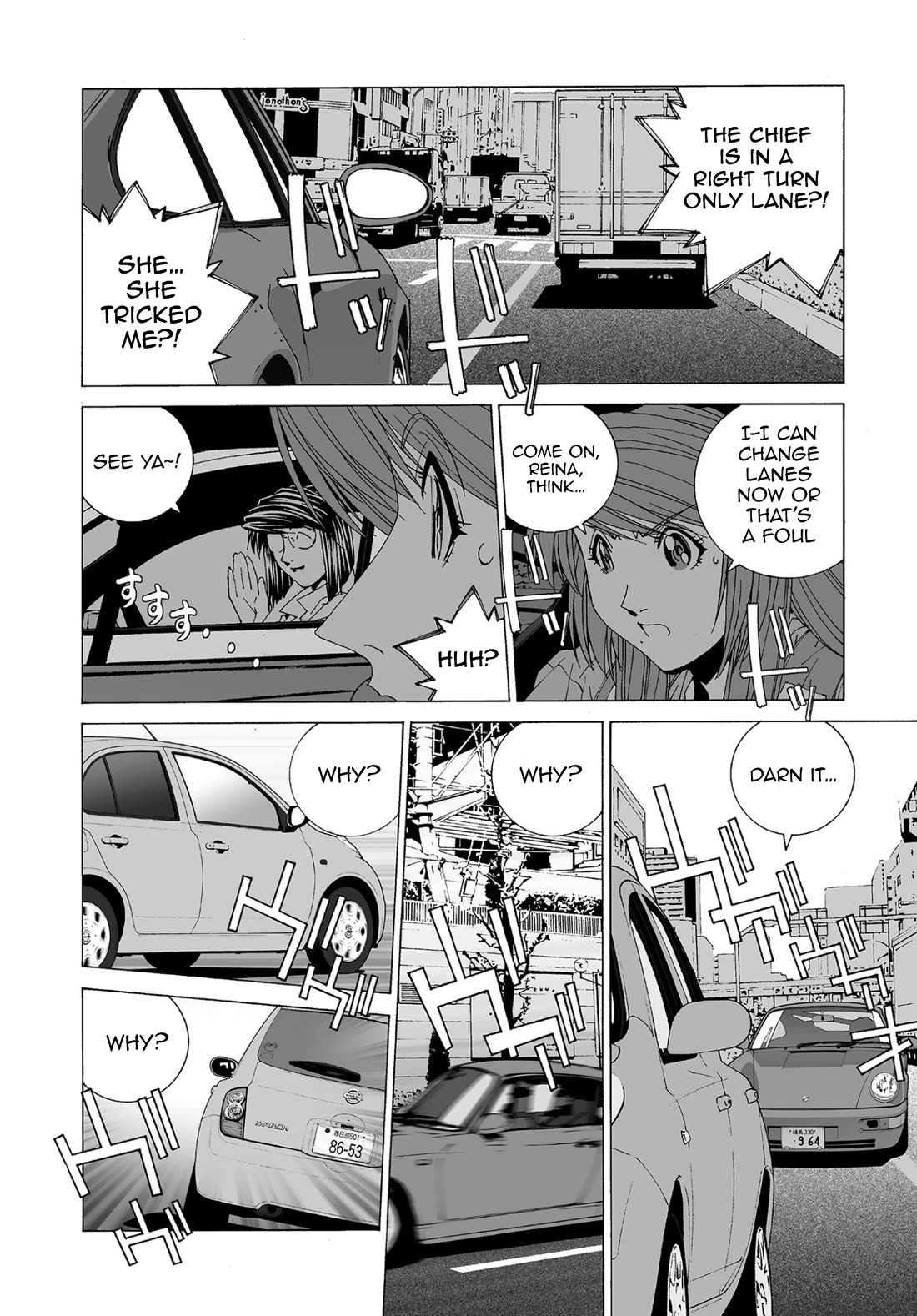 Kanojo no Carrera Chapter 64 page 10 - Chapter 64: Porsche VS March